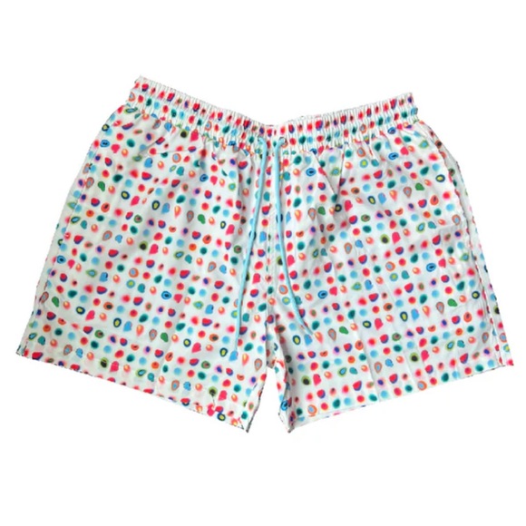 Strawberry Milk Mob ROYGBV Swim Trunks XL - Picture 4 of 7